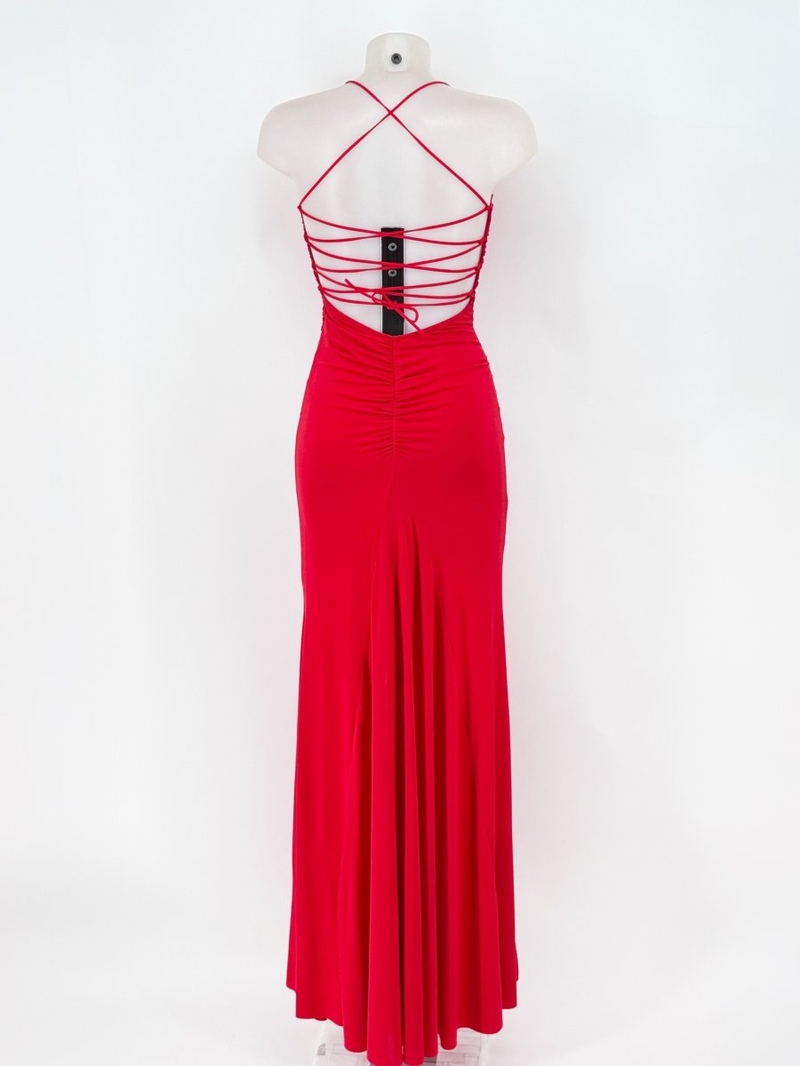 Vestido Sirena Basic Espalda Cruzada - Imagen 6