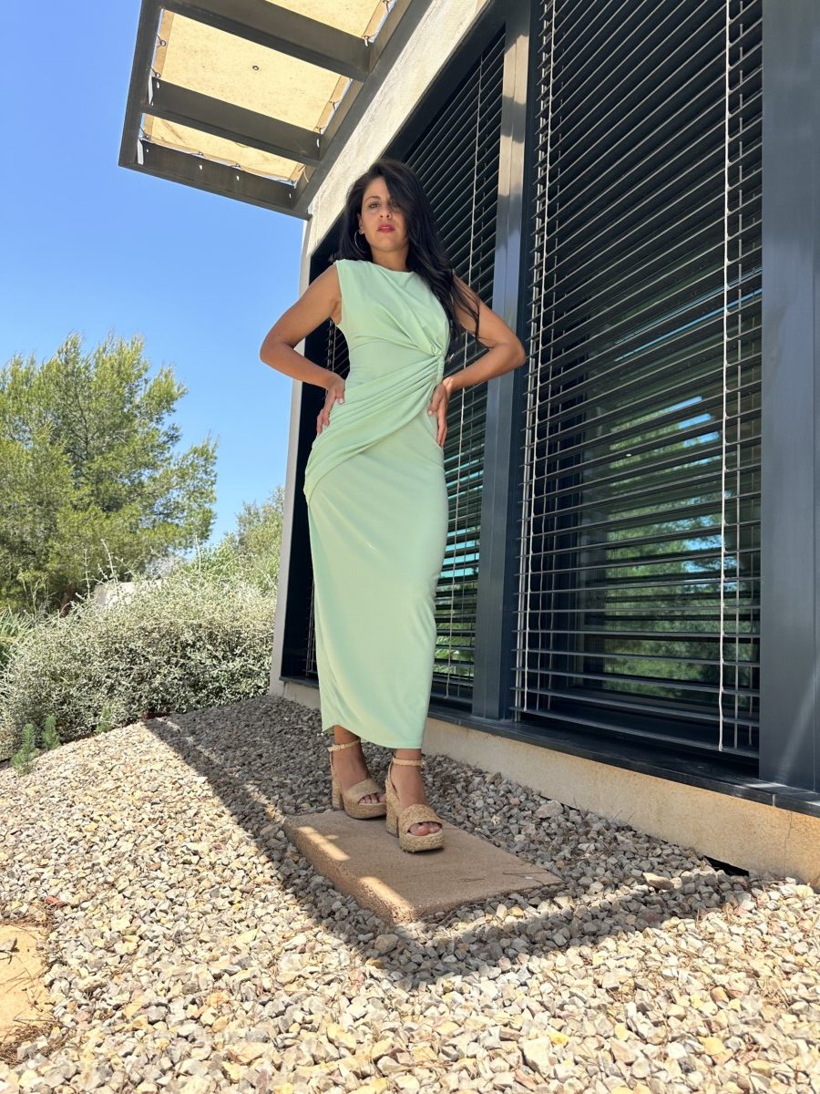 Vestido Drapeado Cintura - Imagen 8