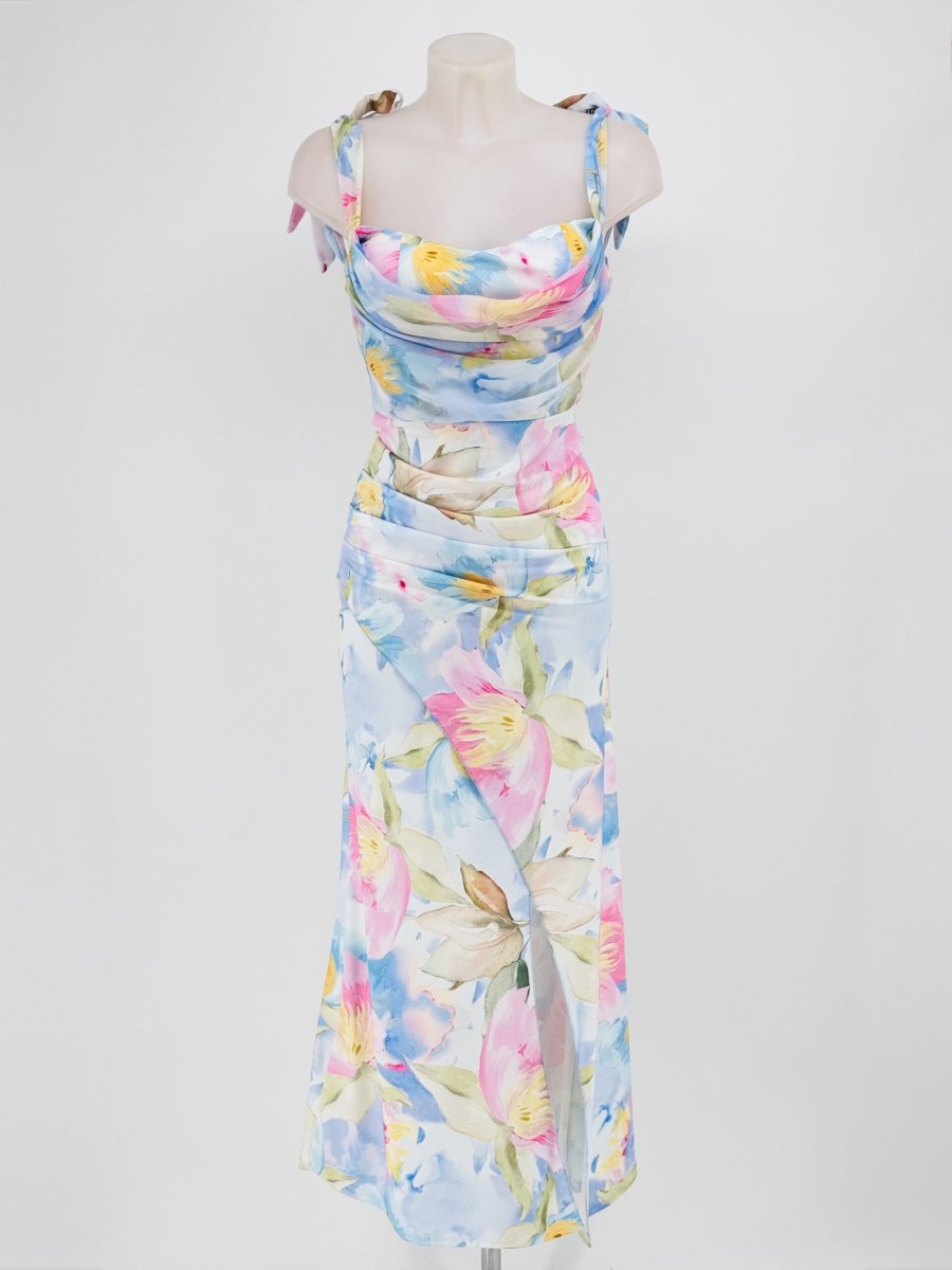 Vestido Estampado Lazos - Imagen 3