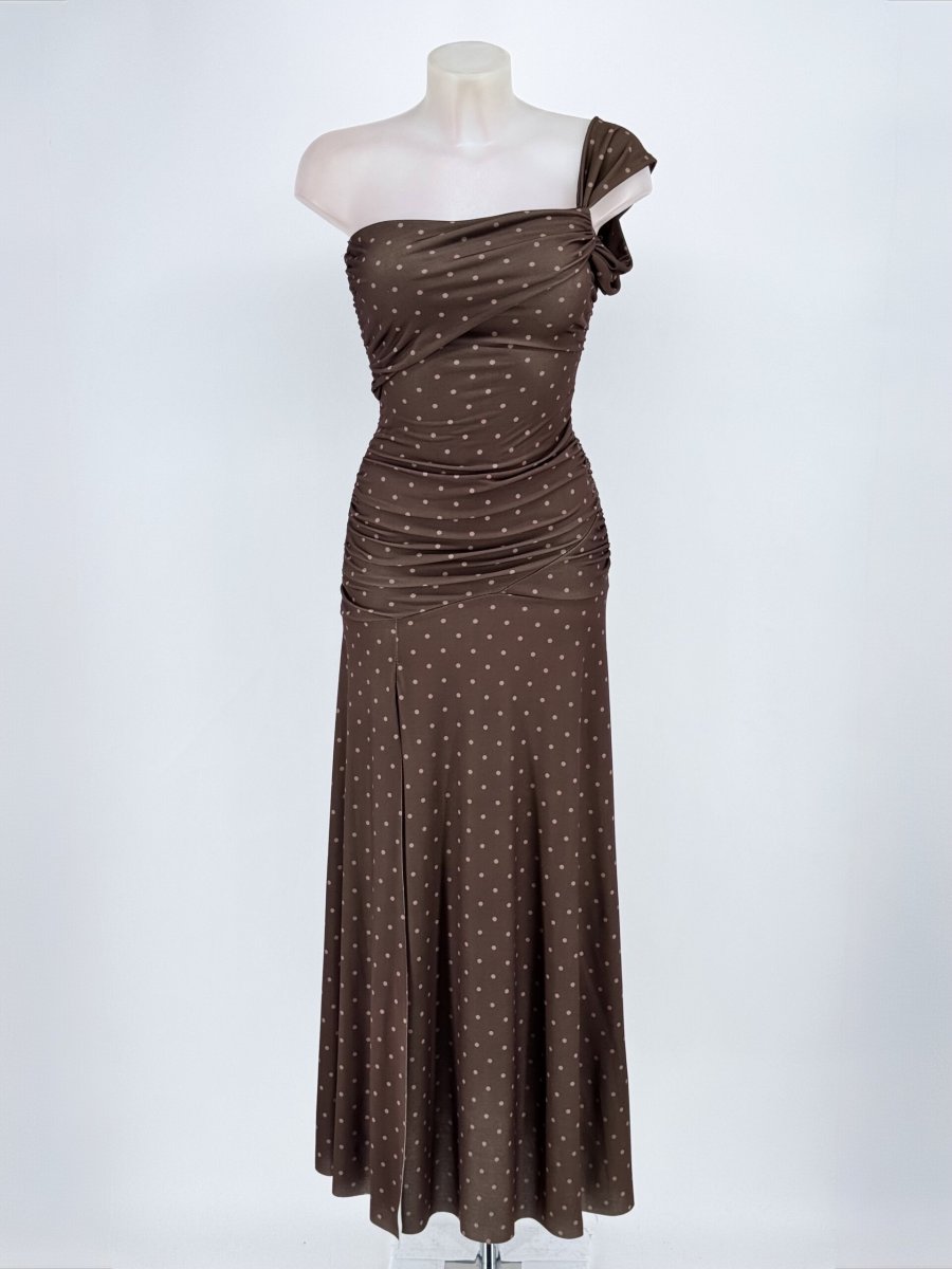 Vestido Hombro Doble Tirante Lunares - Imagen 2