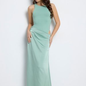 Vestido Body Falda Seda