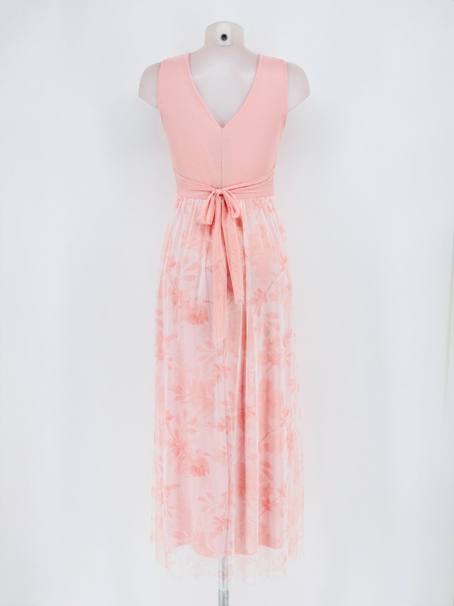 Vestido Tul Falda Estampada - Imagen 5