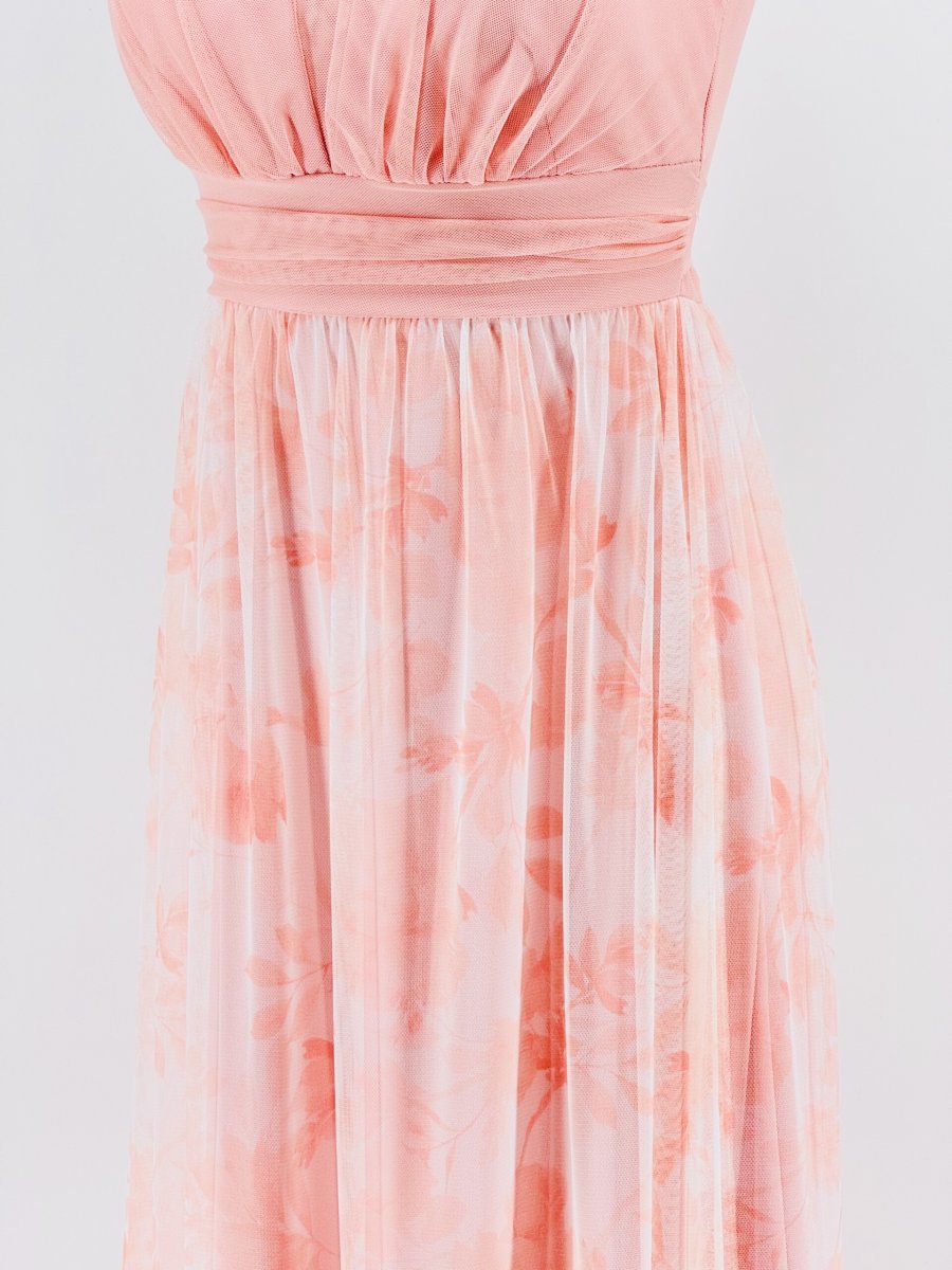 Vestido Tul Falda Estampada - Imagen 4