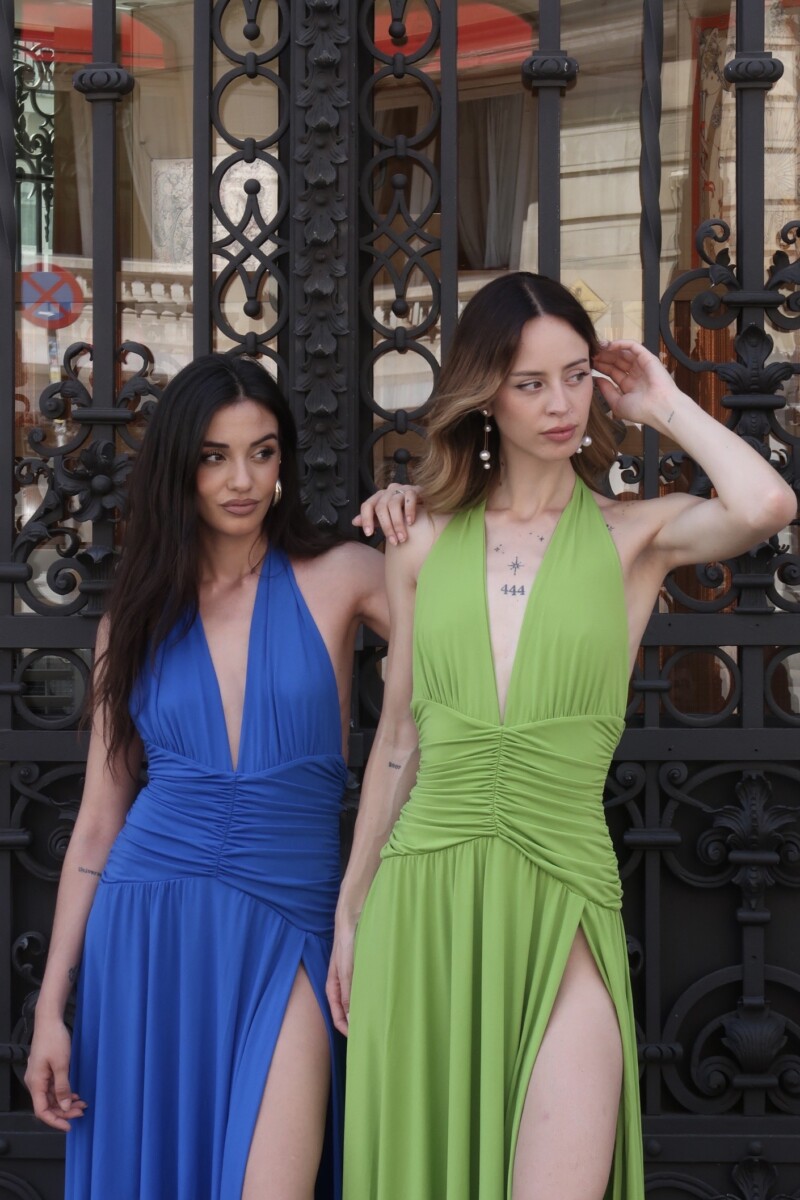 Vestido Drapeado Cintura Escote - Imagen 7