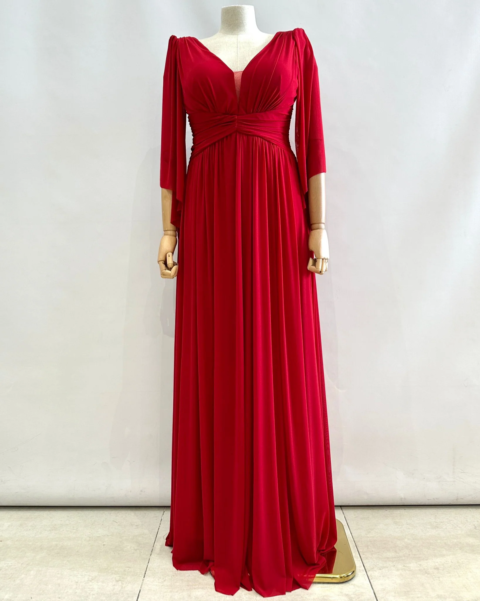 Vestido Elástico Manga Francesa Curvy - Imagen 6