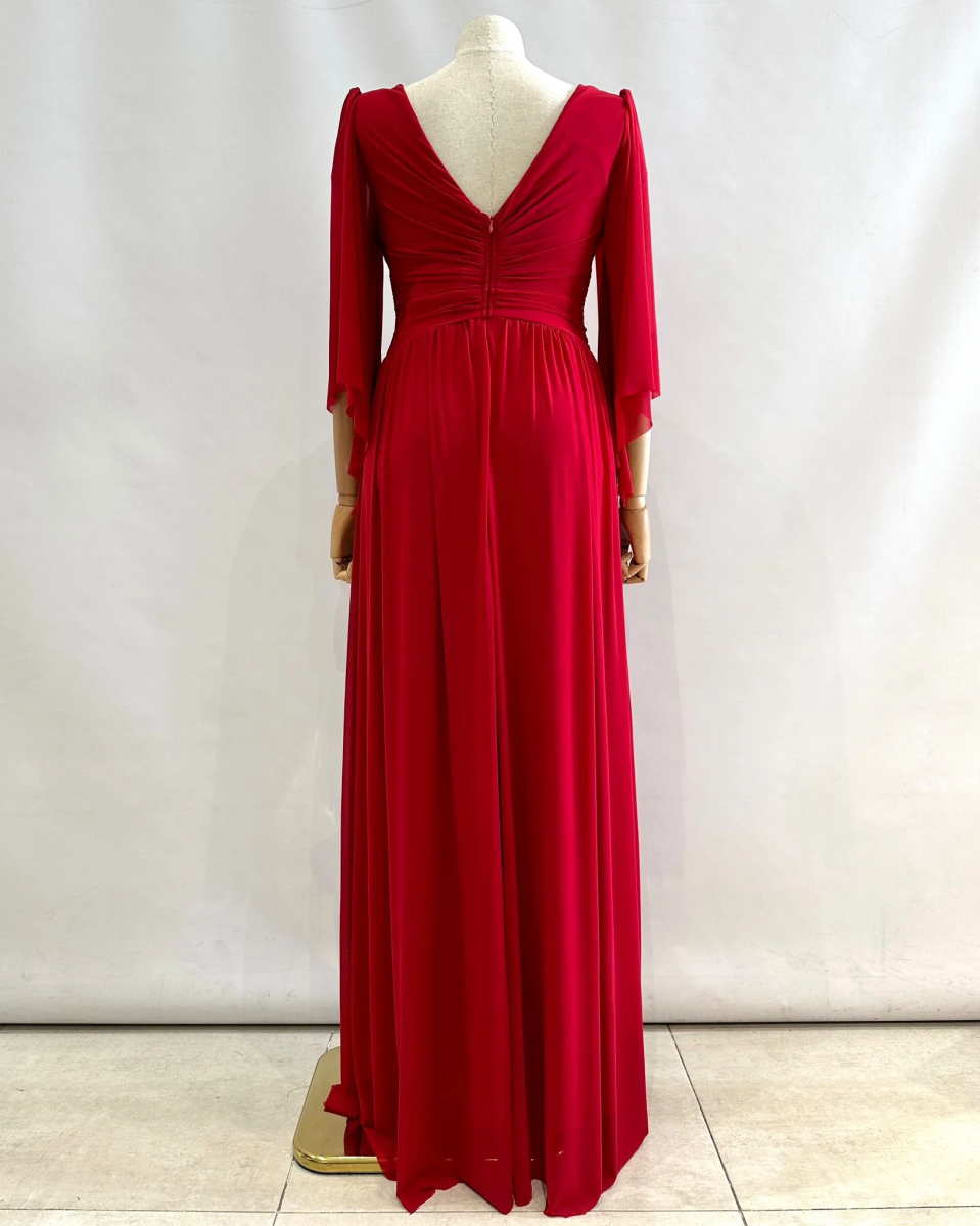 Vestido Elástico Manga Francesa Curvy - Imagen 5