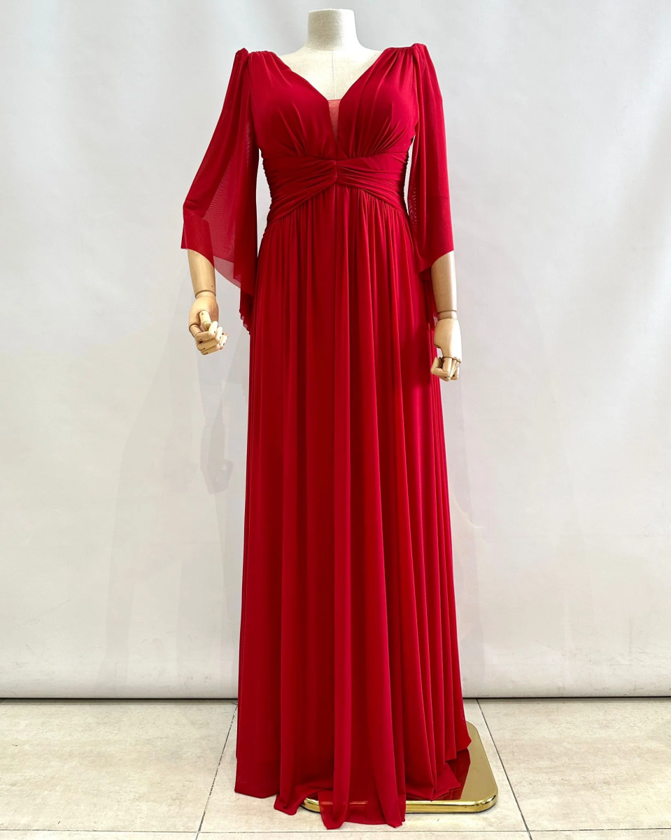 Vestido Elástico Manga Francesa Curvy - Imagen 4