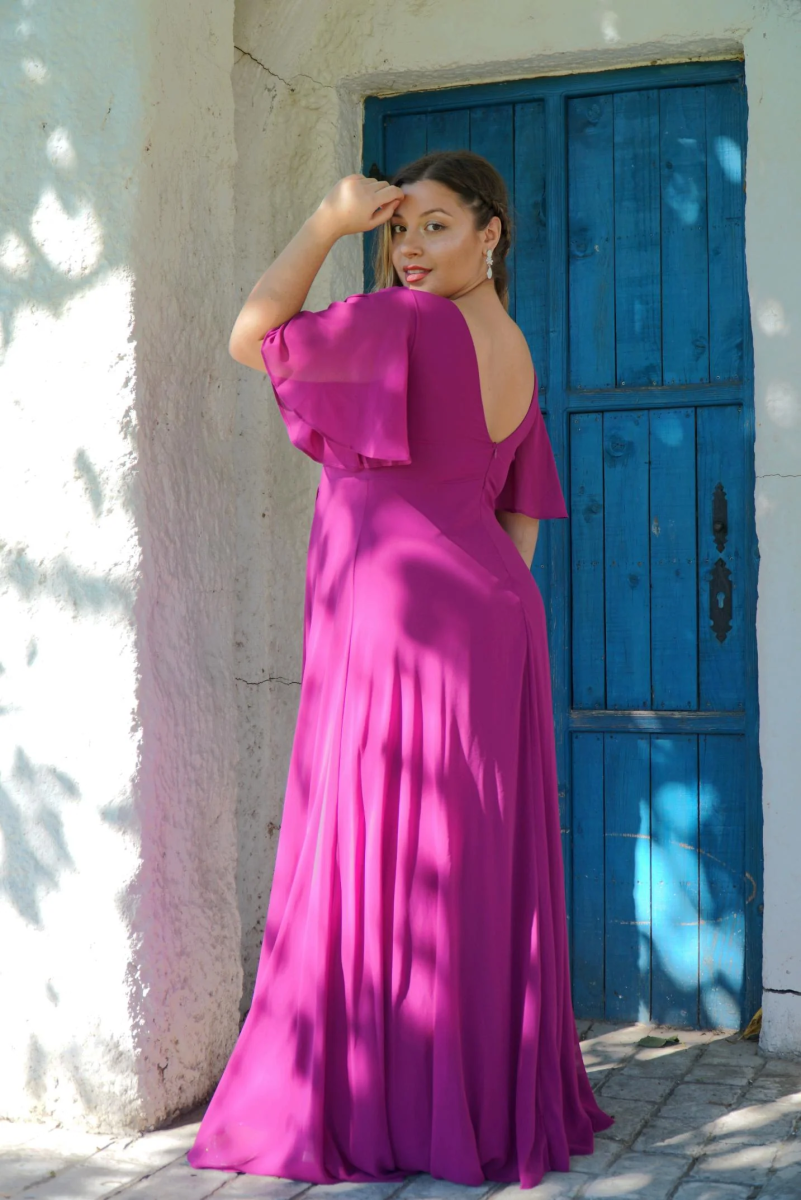 Vestido Basic Manga Corta Curvy - Imagen 5