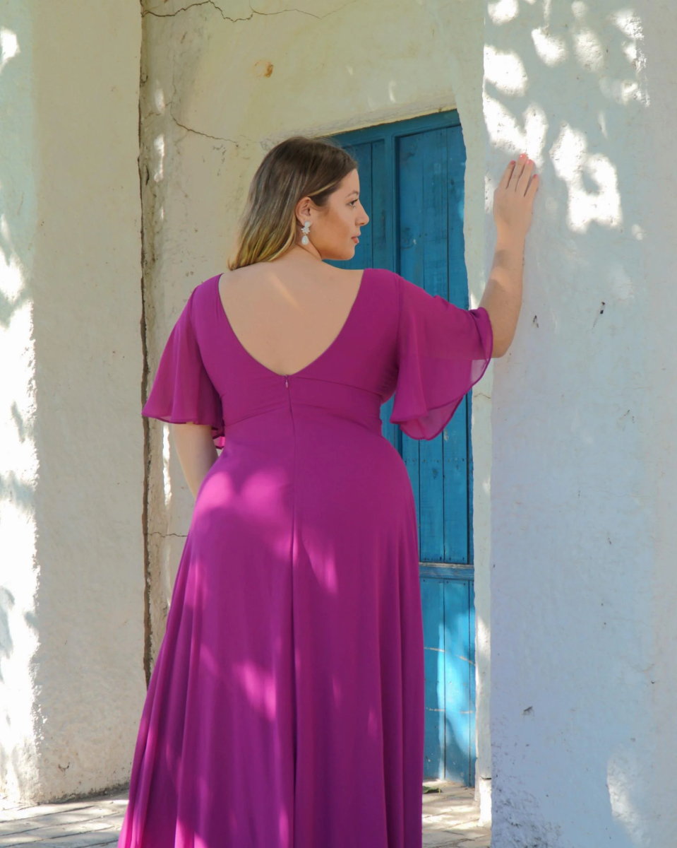 Vestido Basic Manga Corta Curvy - Imagen 6
