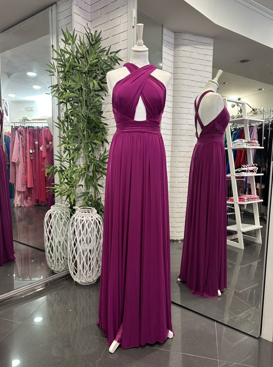 Vestido Pecho Escote Cruzado - Imagen 7