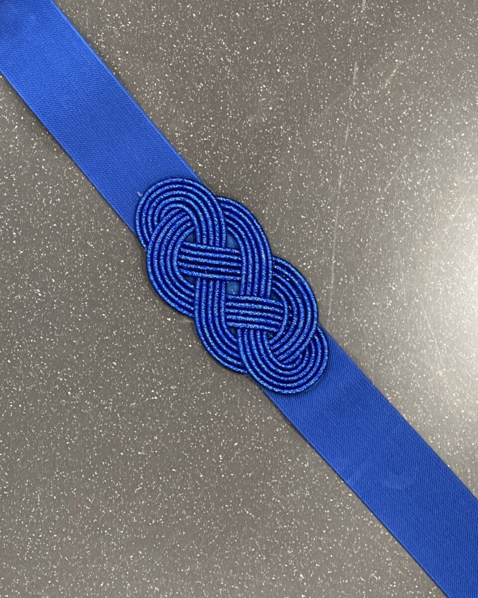 Cinturón Nudo Azul Klein - Imagen 2