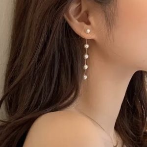 Pendientes Perlas Cadena