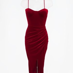 Vestido Corsé Tirantes Terciopelo