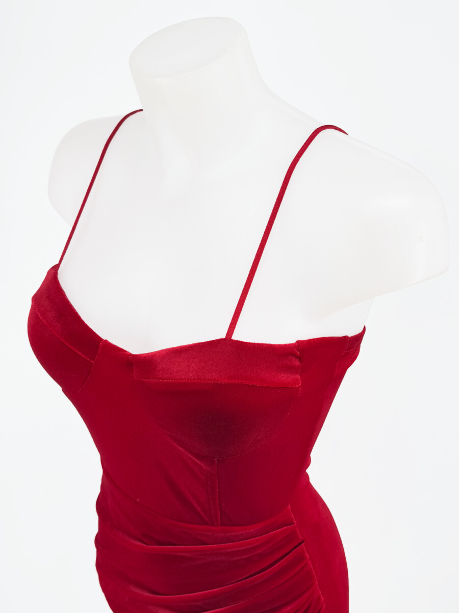 Vestido Corsé Tirantes Terciopelo - Imagen 8