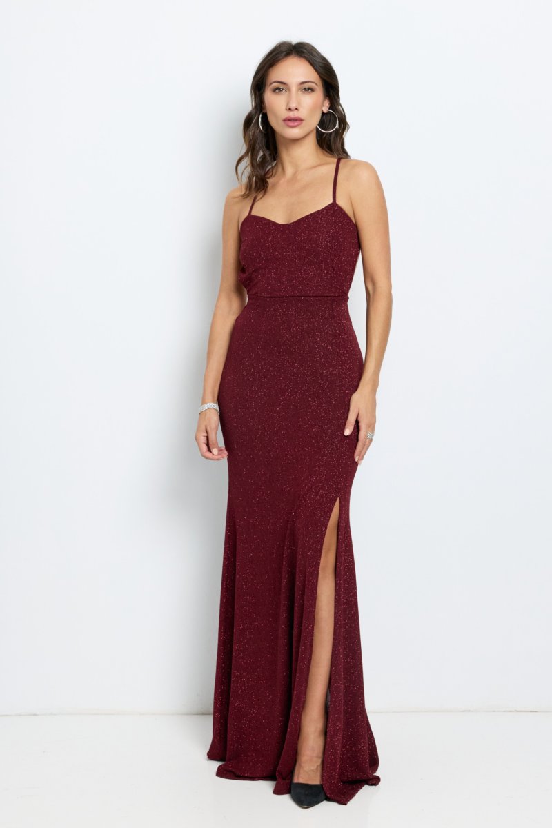 Vestido Lurex Espalda Cruzada - Imagen 5