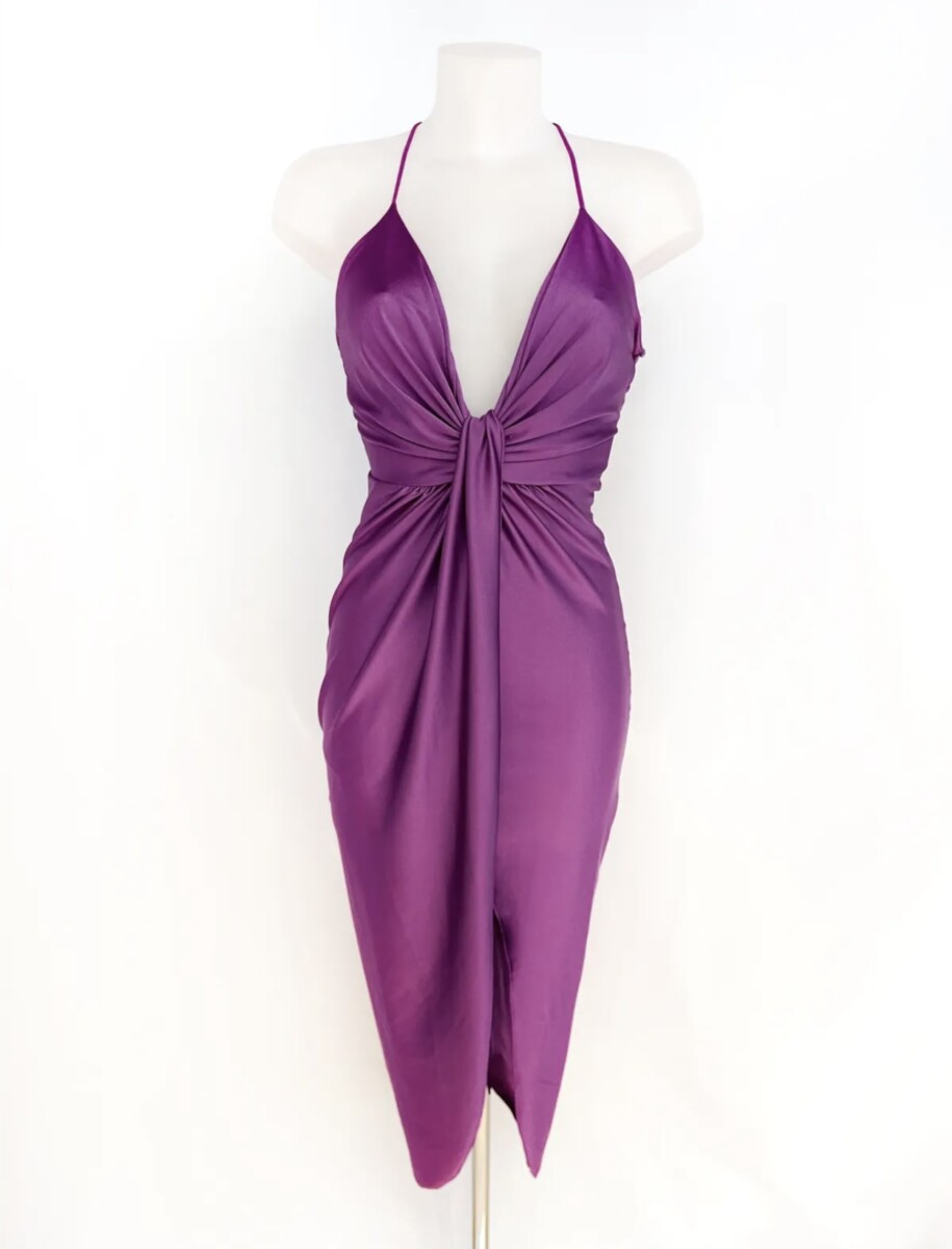 Vestido Nudo Tirantes Midi - Imagen 7