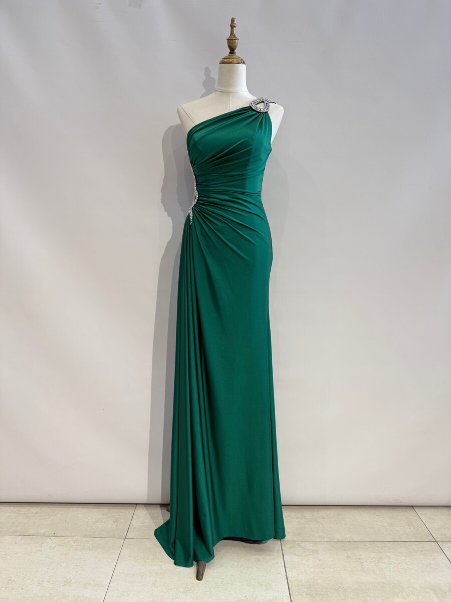 Vestido Asimétrico Sirena Seda Curvy - Imagen 7