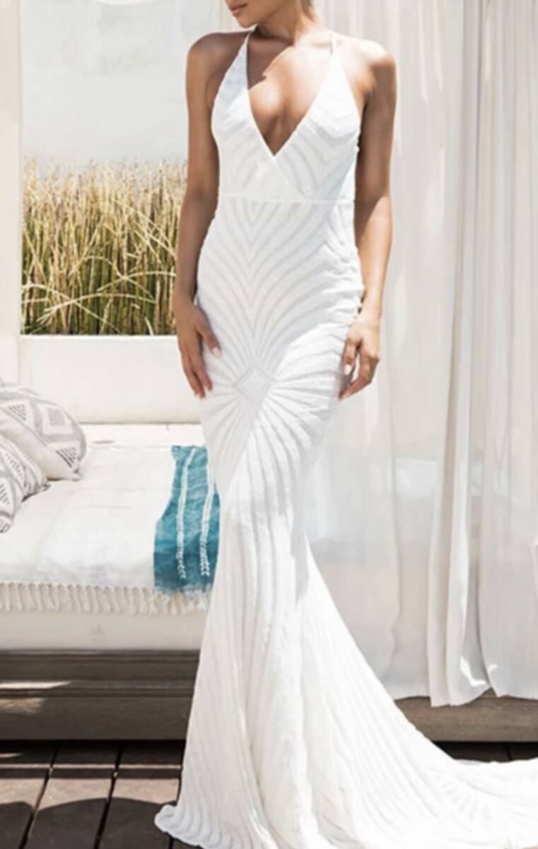 Vestido Shine Tirantes Novia - Imagen 5