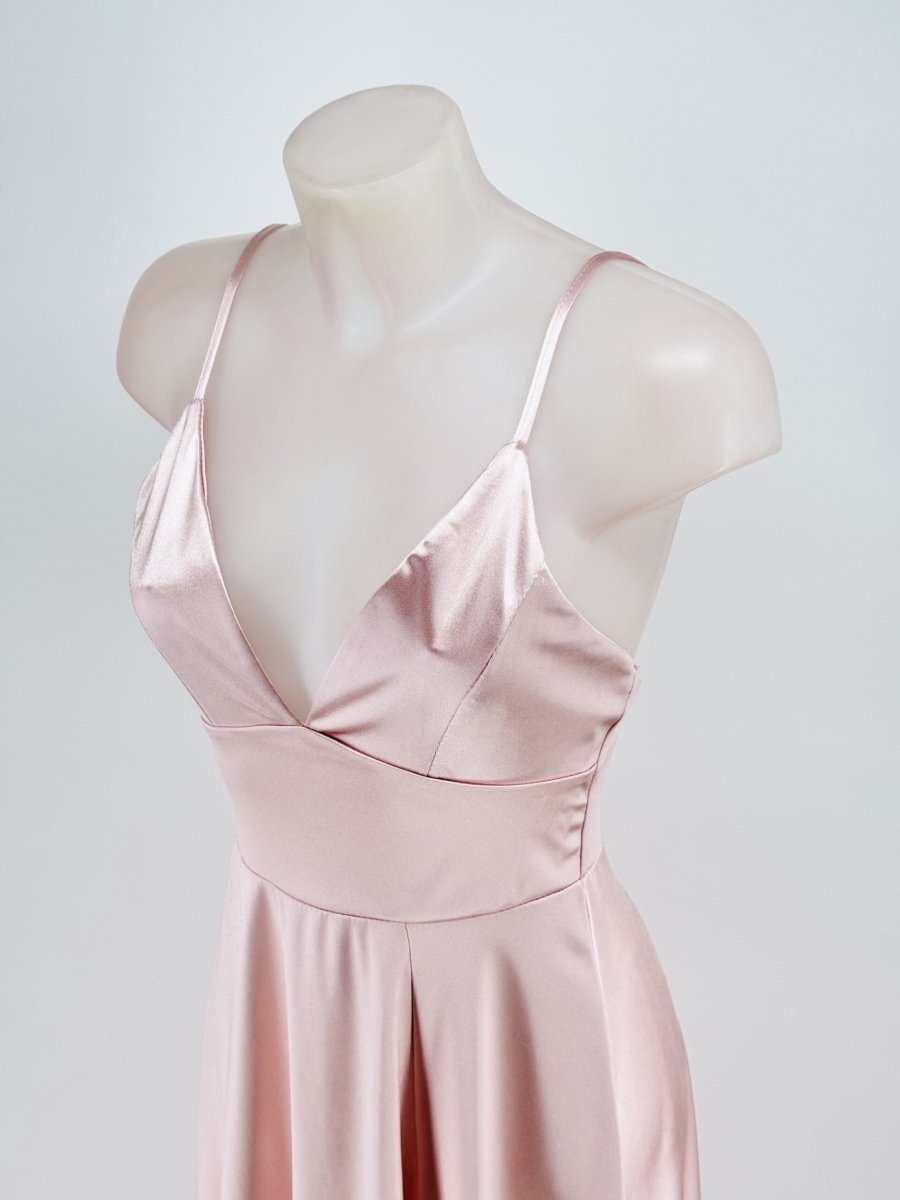 Vestido Seda Falda Amplia - Imagen 5