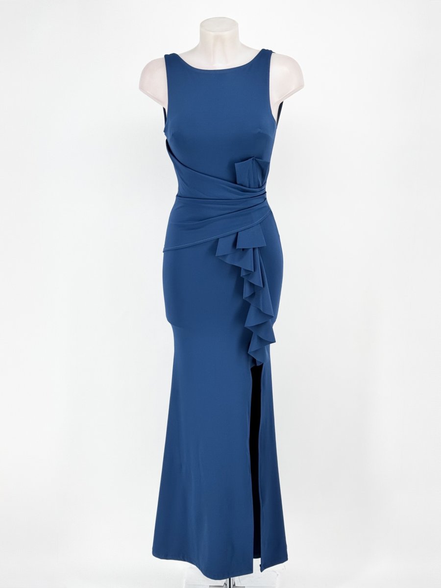 Vestido Volantes Cintura