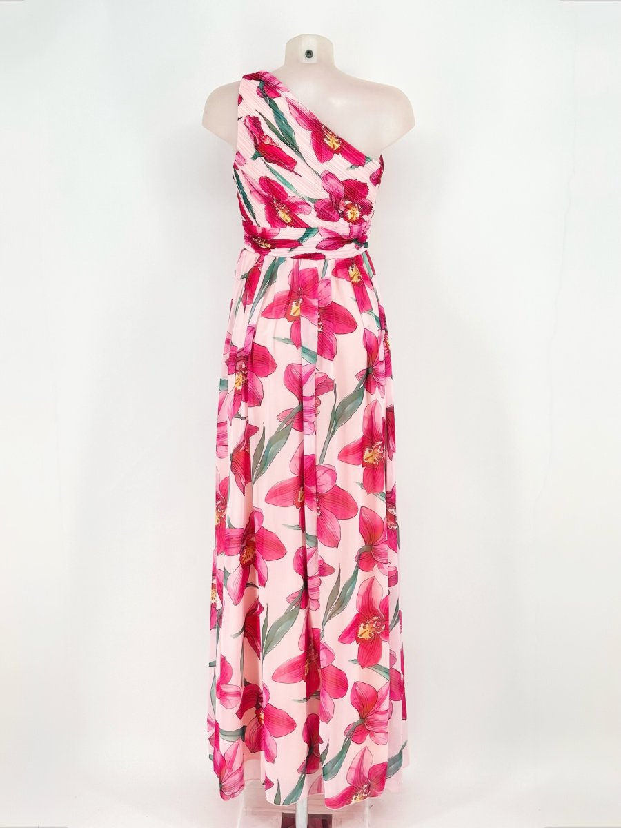 Vestido Asimétrico Gasa Floral - Imagen 6