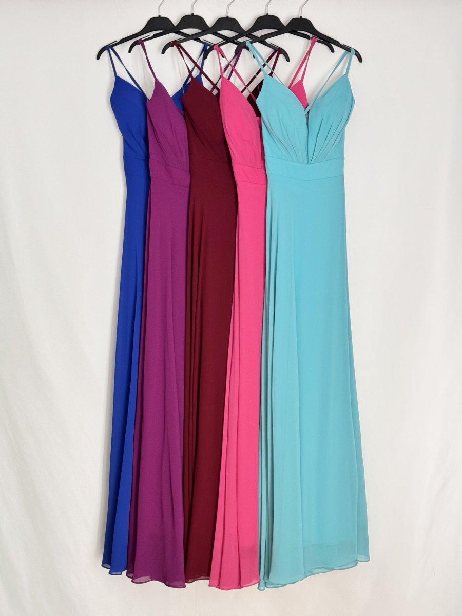 Vestido Gasa Espalda Cruzada - Imagen 9