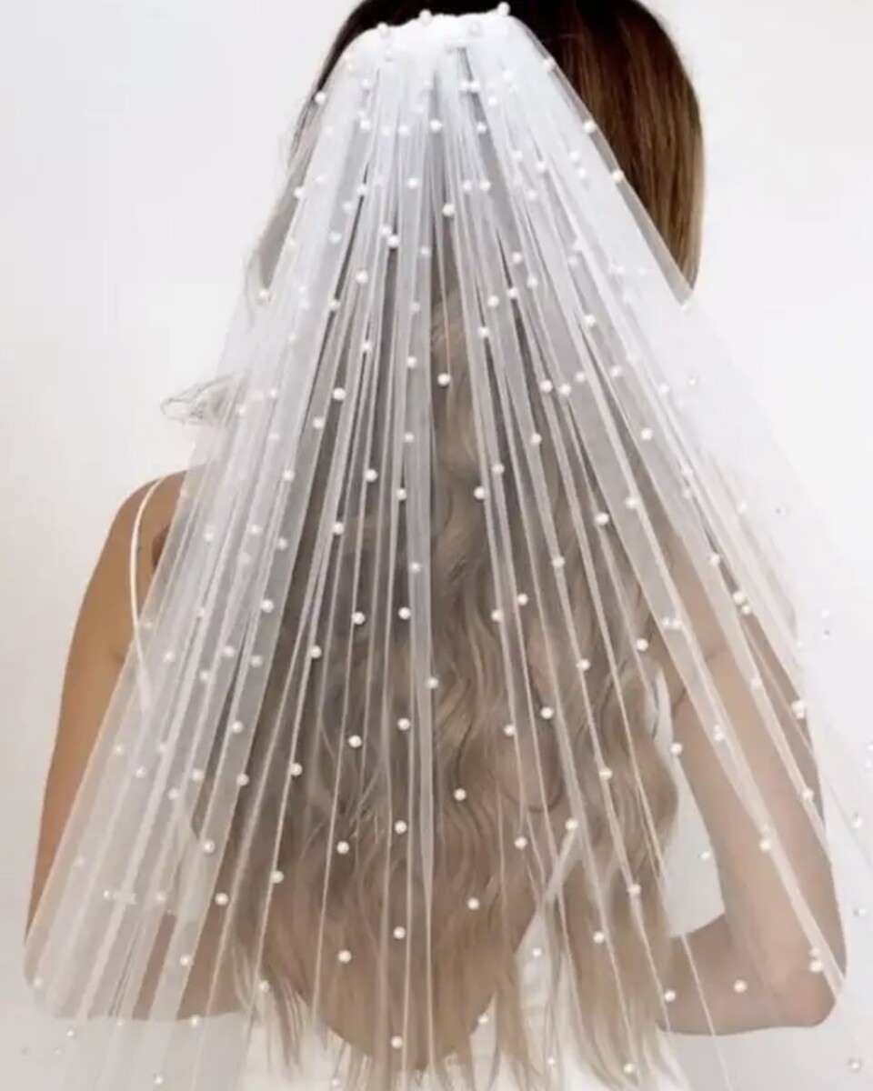 Tocado Velo Perlas - Imagen 6
