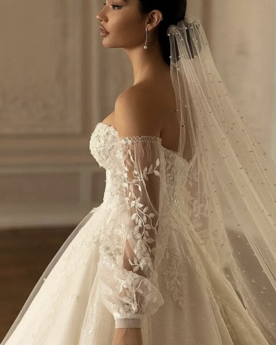 Tocado Velo Perlas - Imagen 3