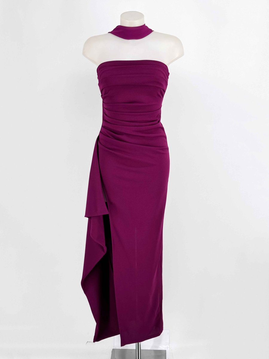 Vestido Yakarta Palabra Honor Volante - Imagen 3