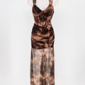 Vestido Tul Sirena Corsé