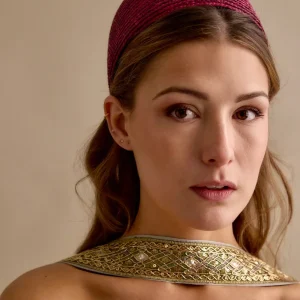 Casquete Celia frambuesa