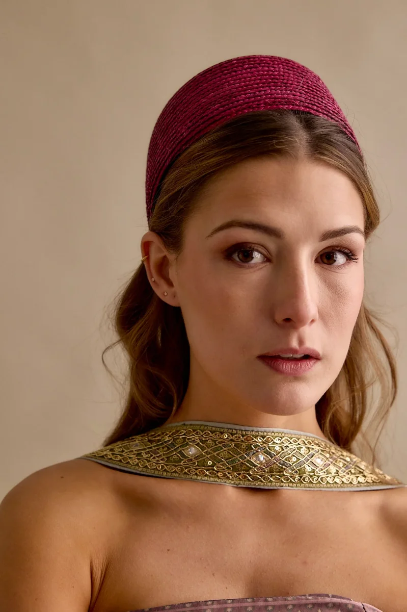 Casquete Celia frambuesa - Imagen 2