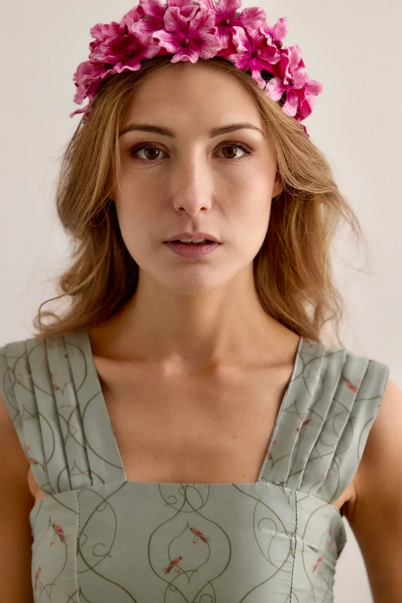 Diadema Margaza fucsia - Imagen 2