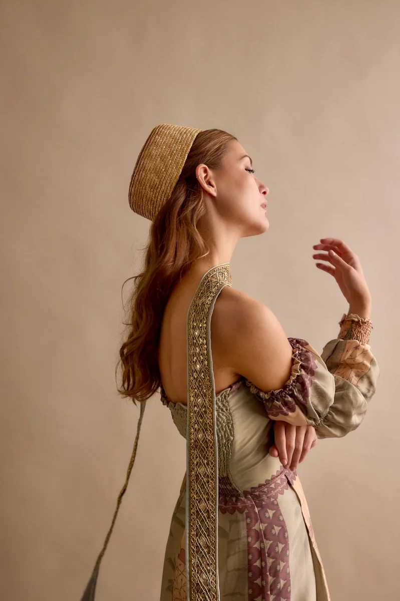 Casquete Celia beige - Imagen 4