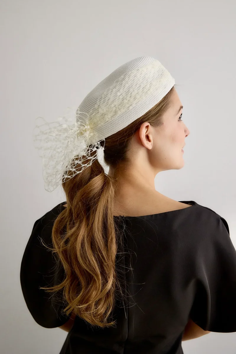 Casquete Castelia blanco - Imagen 8
