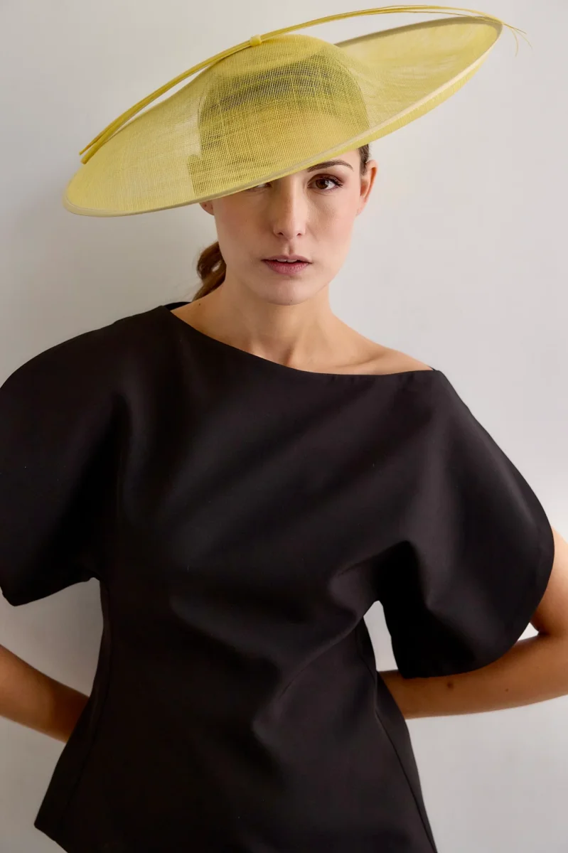 Tocado Isadora amarillo