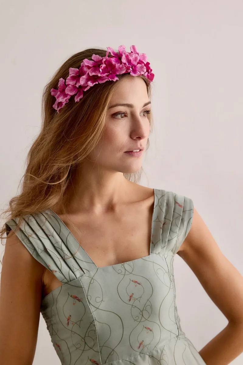 Diadema Margaza fucsia - Imagen 4
