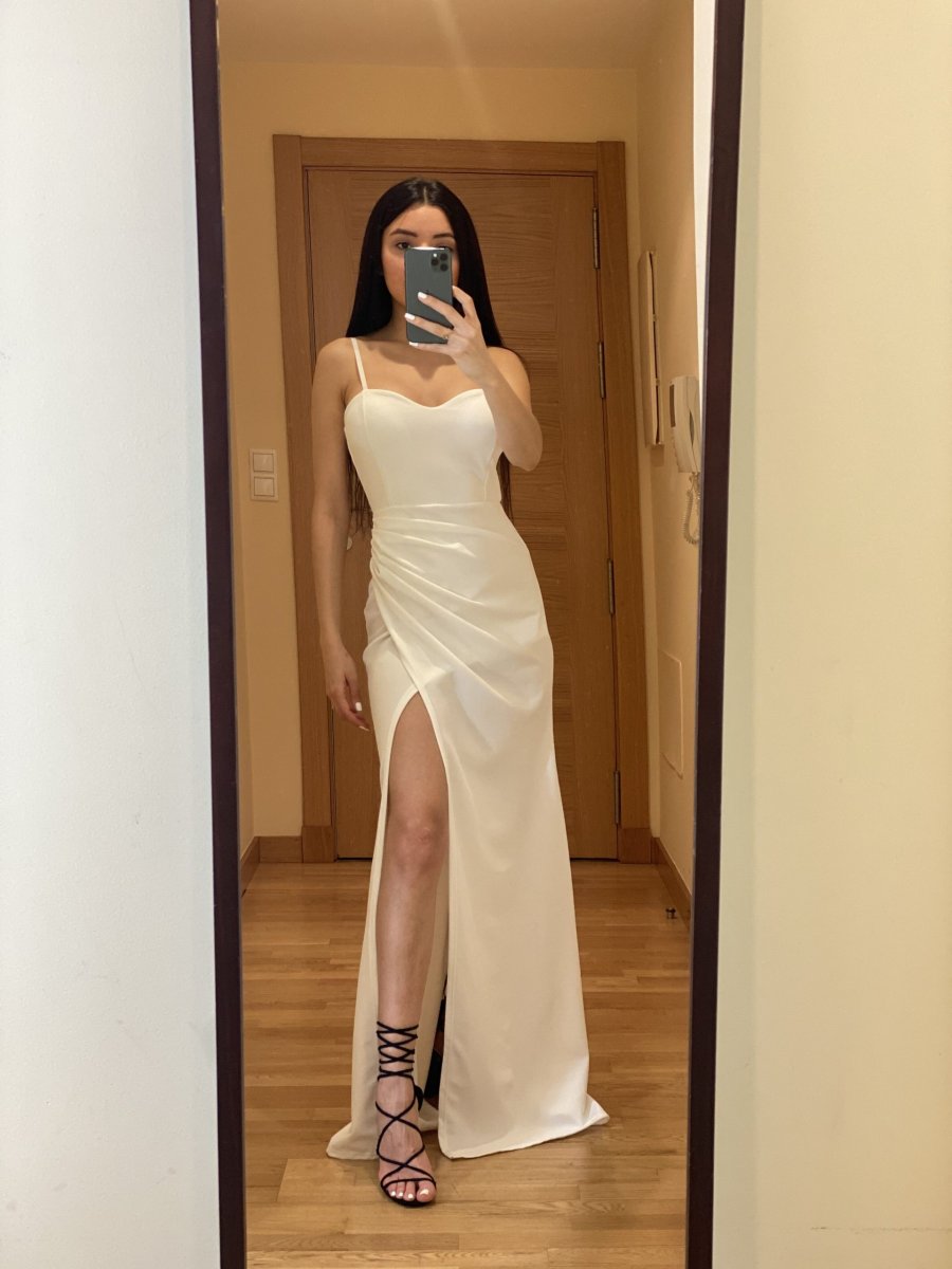 Vestido Yakarta Tirantes Novia - Imagen 5