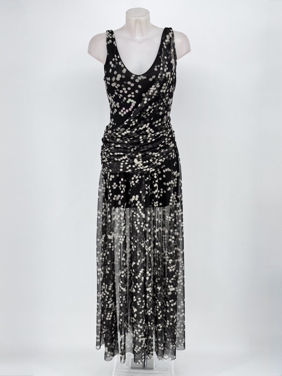 Vestido Tul Largo Lunares - Imagen 9