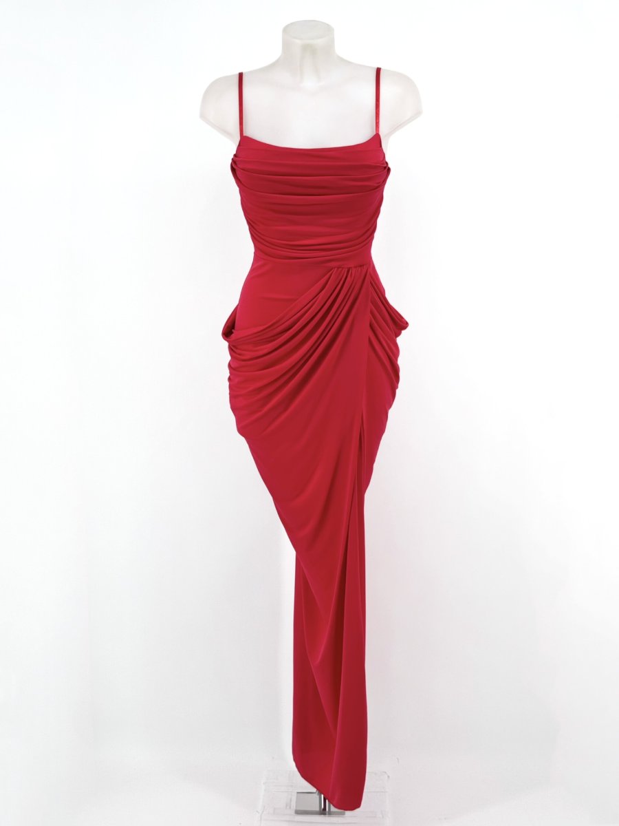 Vestido Cascada Asimétrica Cadera - Imagen 7