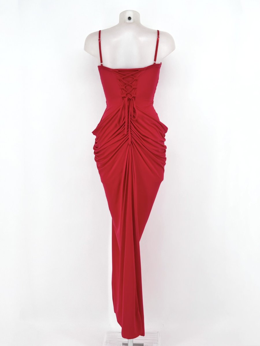 Vestido Cascada Asimétrica Cadera - Imagen 9