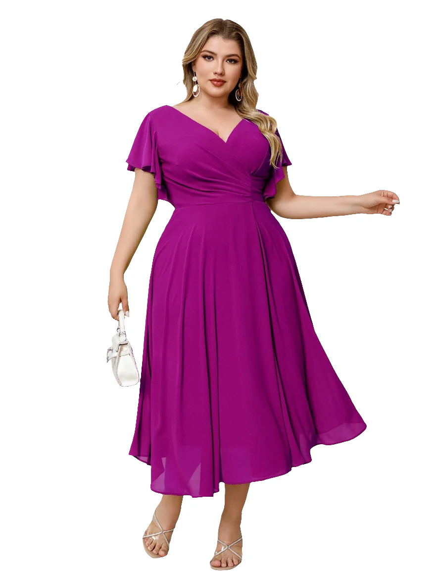 Vestido Curvy Midi Basic - Imagen 5