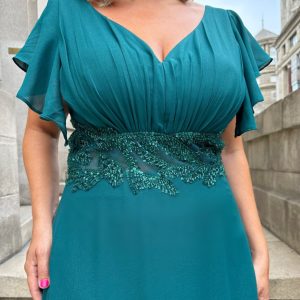 Vestido Curvy Manga Corta