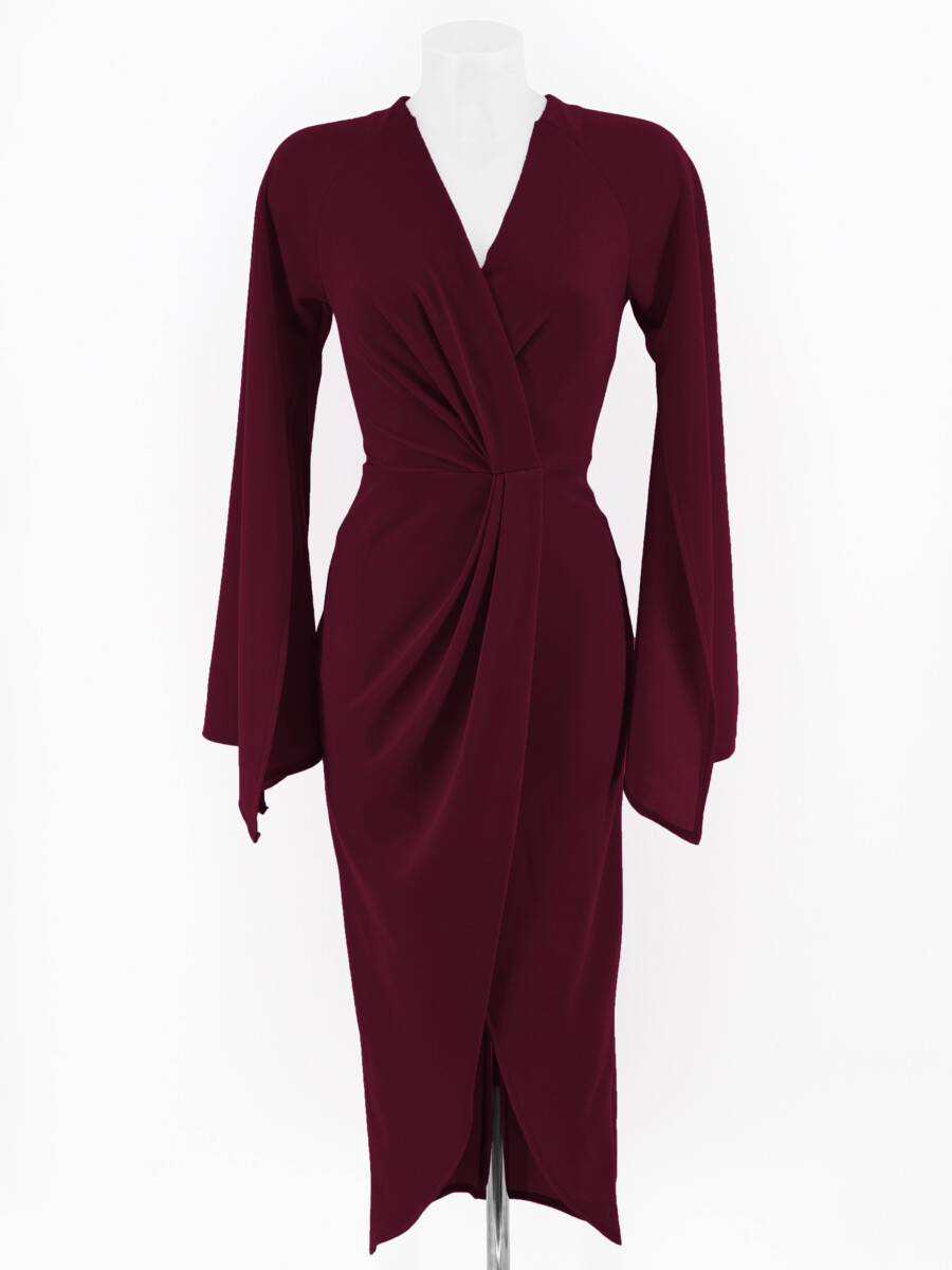 Vestido Bata Mangas Abiertas - Imagen 7