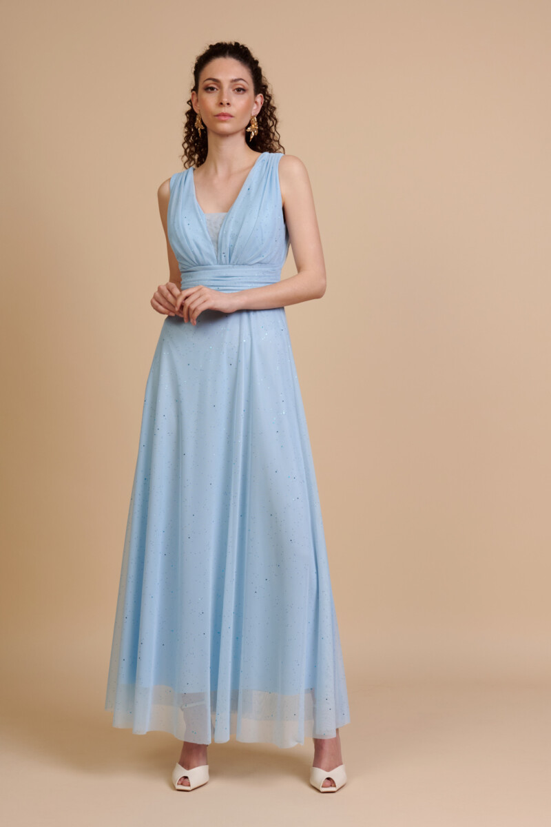 Vestido Tul Brillos Tirantes - Imagen 9