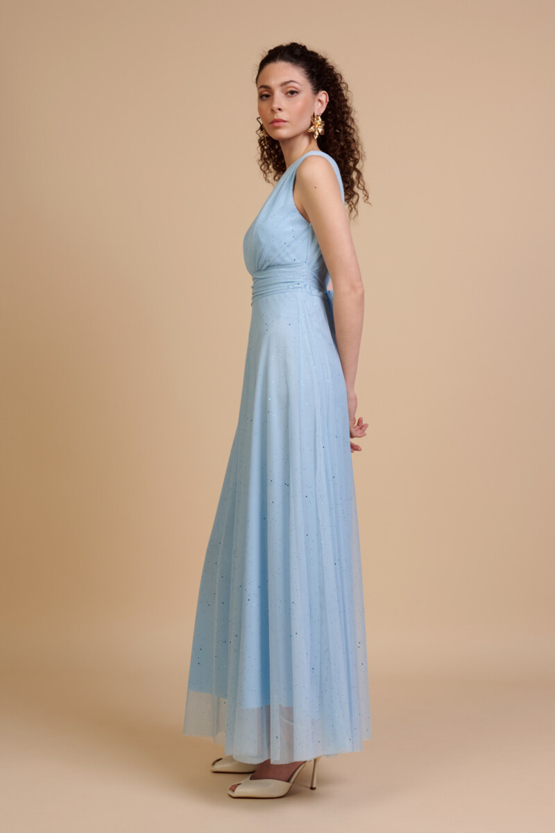 Vestido Tul Brillos Tirantes - Imagen 7