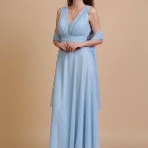 Vestido Tul Brillos Tirantes