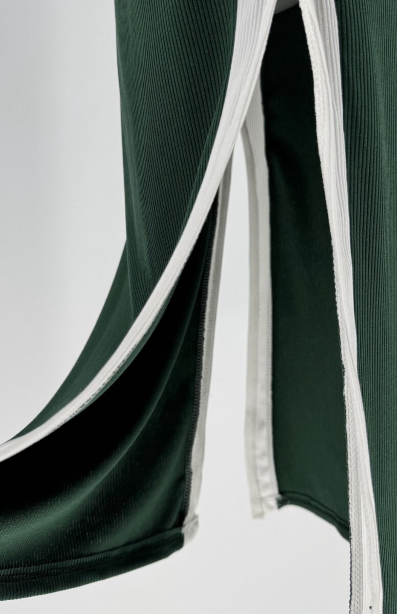 Vestido Canalé Bicolor - Imagen 3