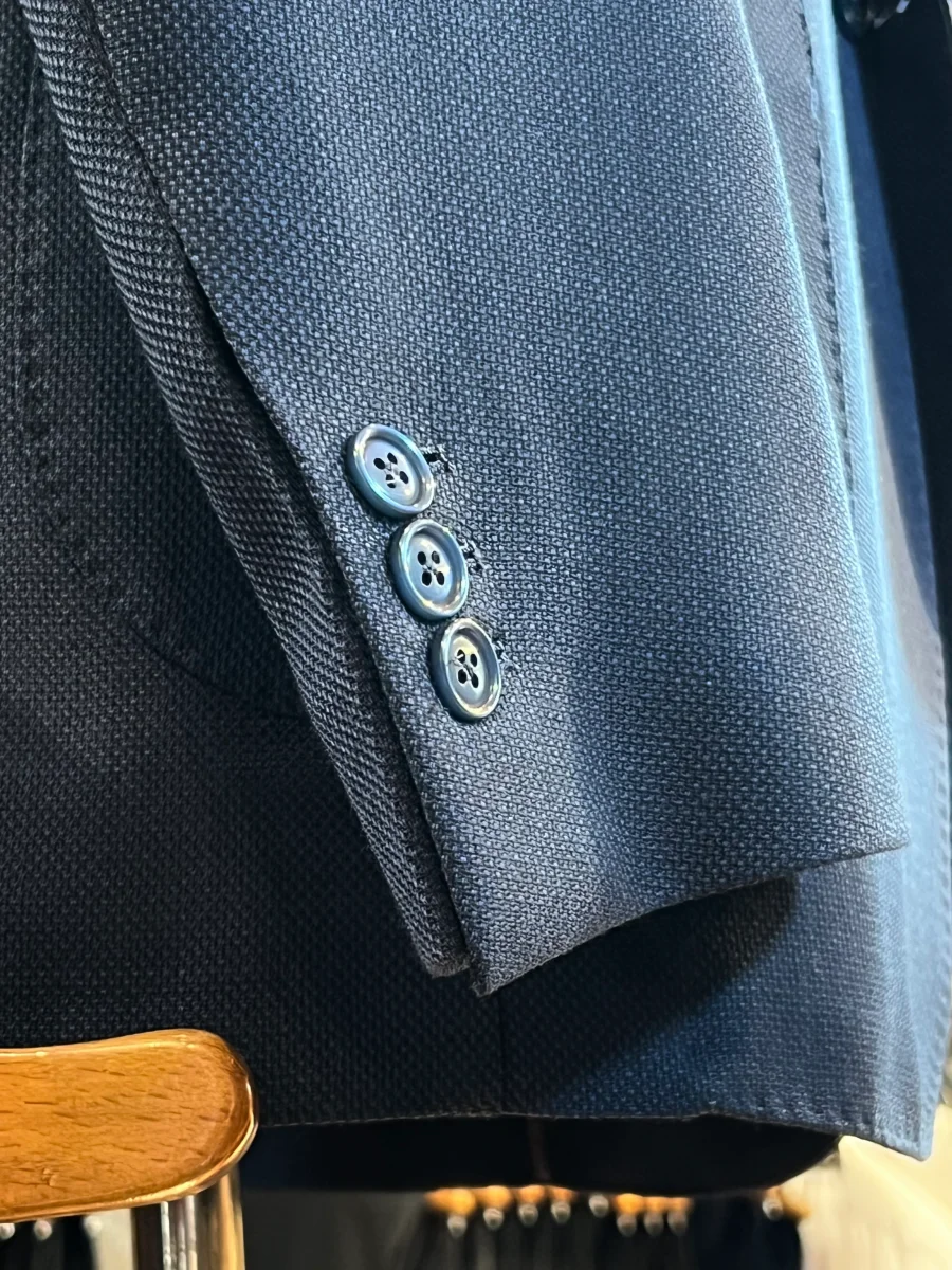 Americana azul Vitale Barberis Canonico – Super 120’s - Imagen 4