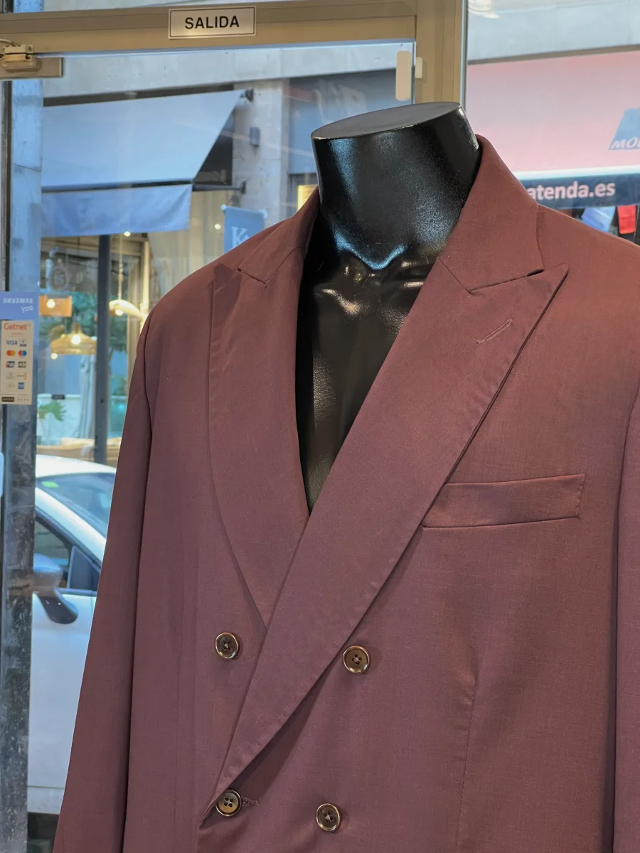 Americana Burdeos Holland & Sherry — John Blond Bespoke - Imagen 3